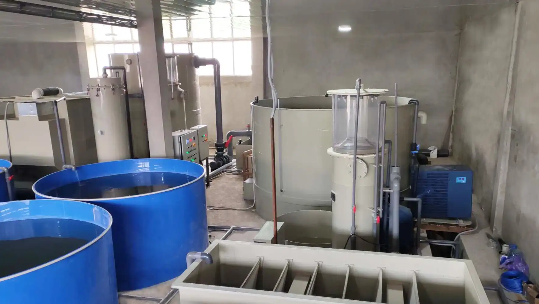 Carp & Catfish Hatchery RAS System